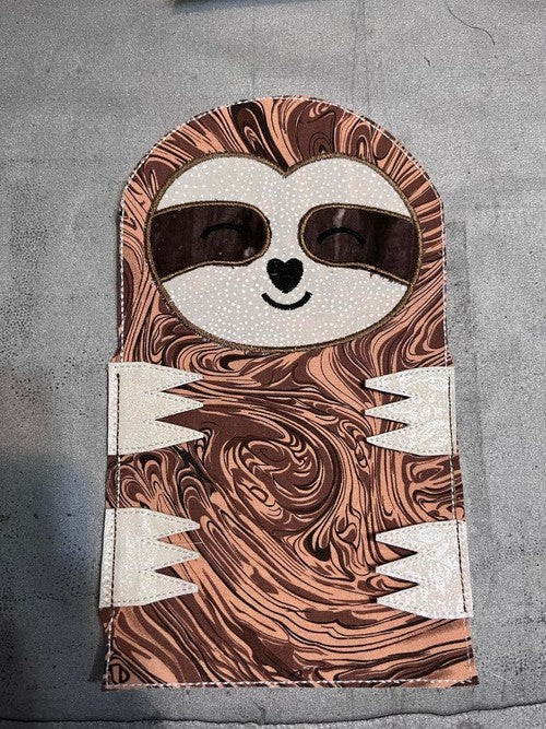 H2O2Go Sloth Panel Embroidery design
