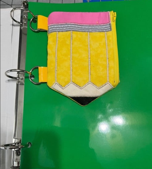 5x7 Pencil Bag Digital Embroidery Design