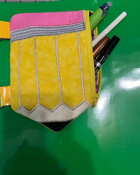 5x7 Pencil Bag Digital Embroidery Design