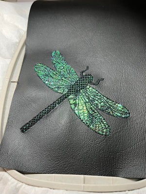 2k dragonfly keyfob embroidery design