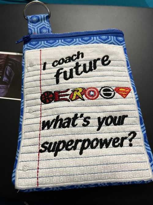 I Coach Heroes Digital Embroidery file