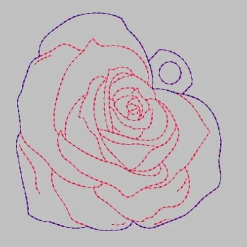 Heartflower Embroidery File Bundle - The3BlackCats Embroidery and Custom Gifts