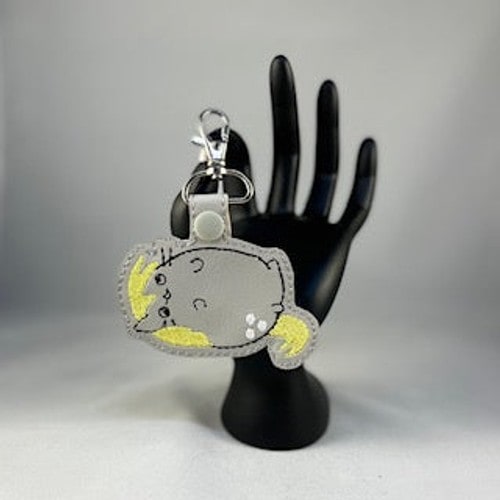 MLP Derpy Hooves/Pusheen crossover Keyfob