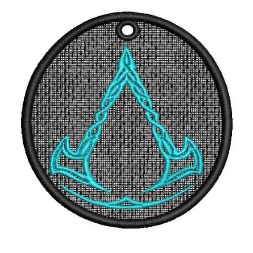 AC Valhalla Lace Ornament Embroidery File - The3BlackCats Embroidery and Custom Gifts