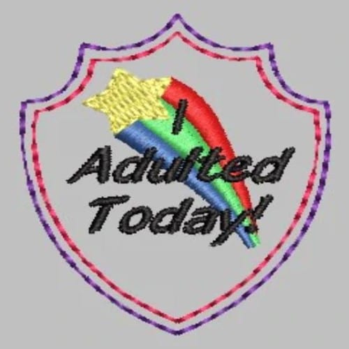Adulting Badges Collection Embroidery File - The3BlackCats Embroidery and Custom Gifts