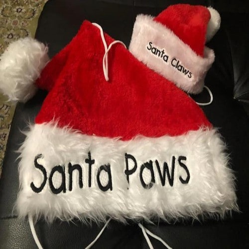 Santa Paws/Santa Claws Embroidery File - The3BlackCats Embroidery and Custom Gifts