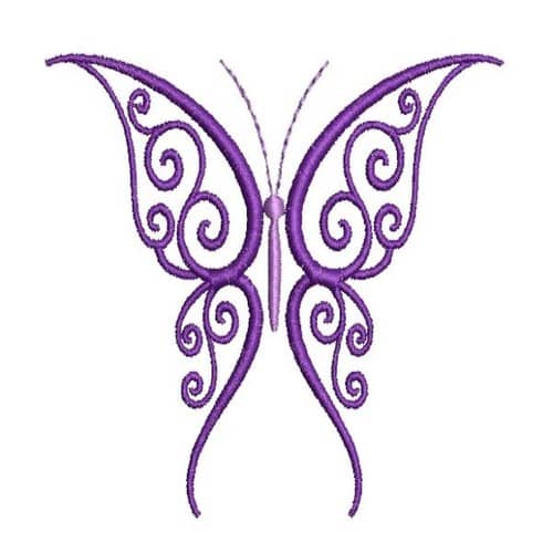 Butterfly 1 Embroidery File - The3BlackCats Embroidery and Custom Gifts