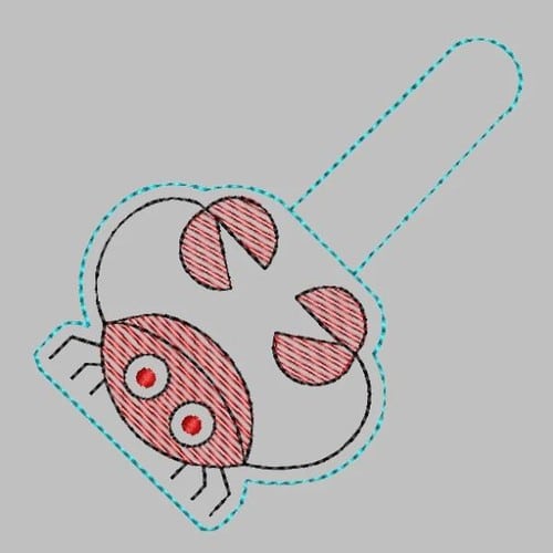 Cancer Kefob Embroidery File - The3BlackCats Embroidery and Custom Gifts