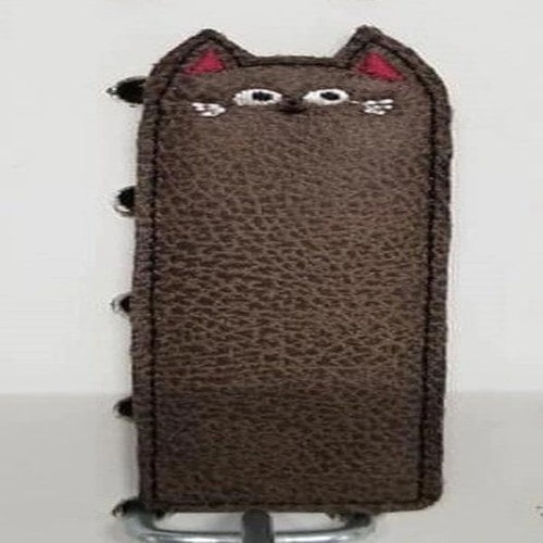 Cat Bookmark Embroidery File - The3BlackCats Embroidery and Custom Gifts