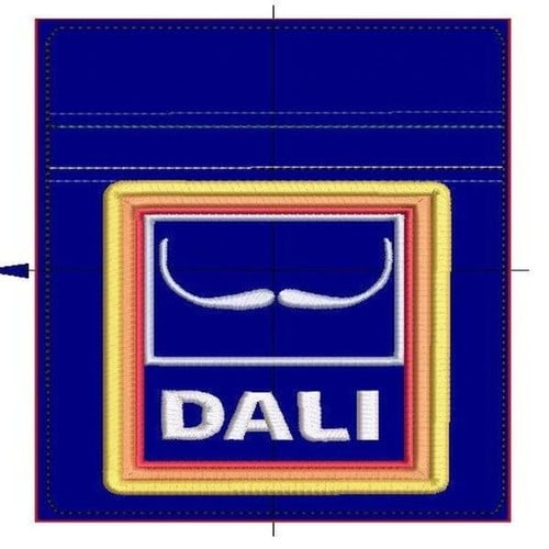 Dali Zipper Bag with BONUS Dripping Clock Zipper Pull Embroidery File - The3BlackCats Embroidery and Custom Gifts