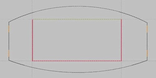 Mask-Plain Rounded Embroidery File - The3BlackCats Embroidery and Custom Gifts