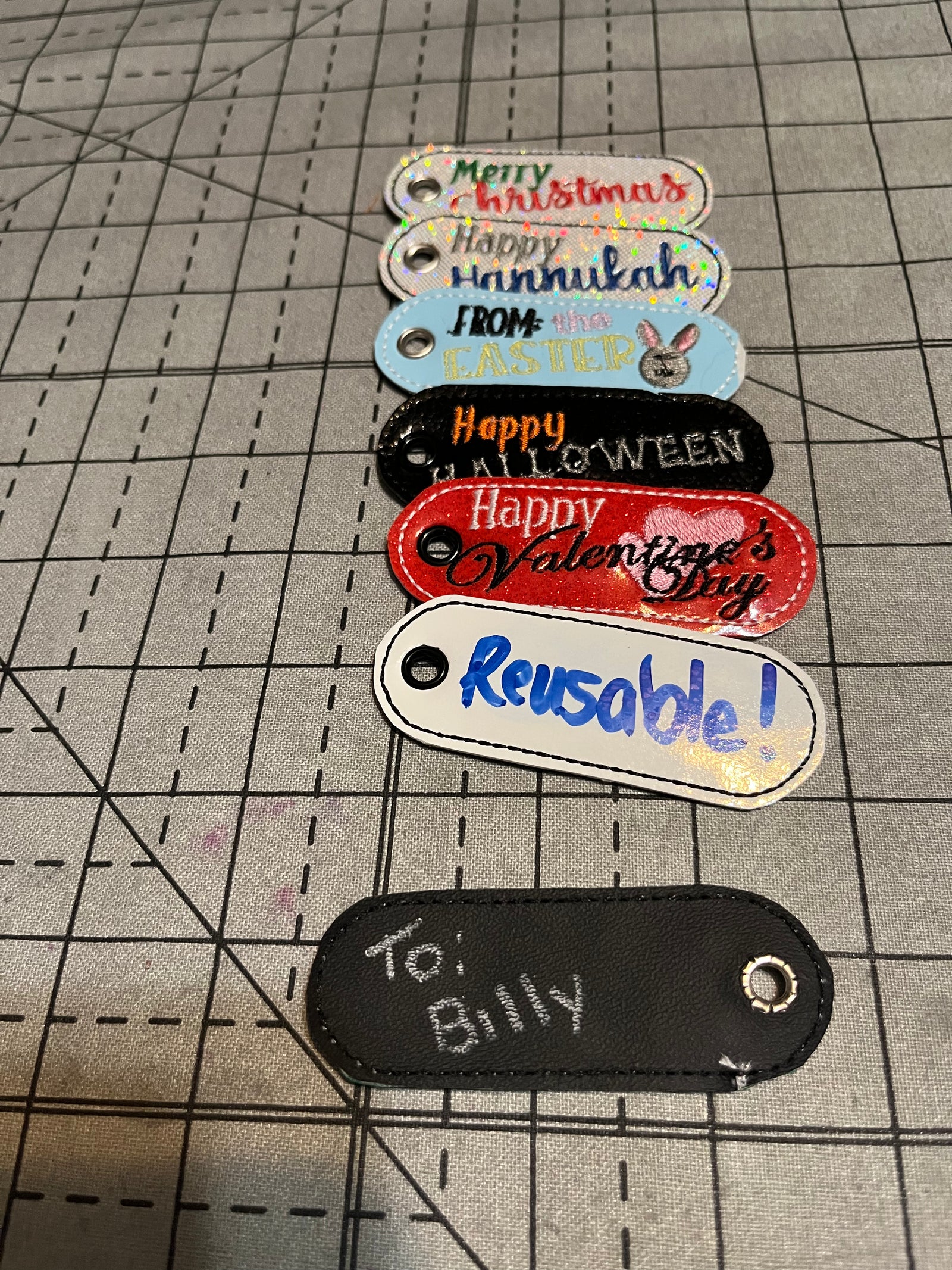 Holiday Tags 1 Embroidery Files