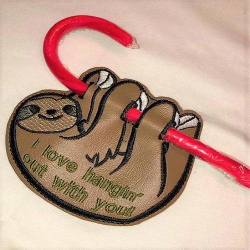 Sloth Candy Holder - The3BlackCats Embroidery and Custom Gifts