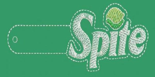 Lemon Lime Spite Keyfob Embroidery File - The3BlackCats Embroidery and Custom Gifts