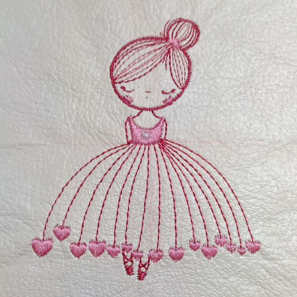 Valentine Dancer Embroidery File